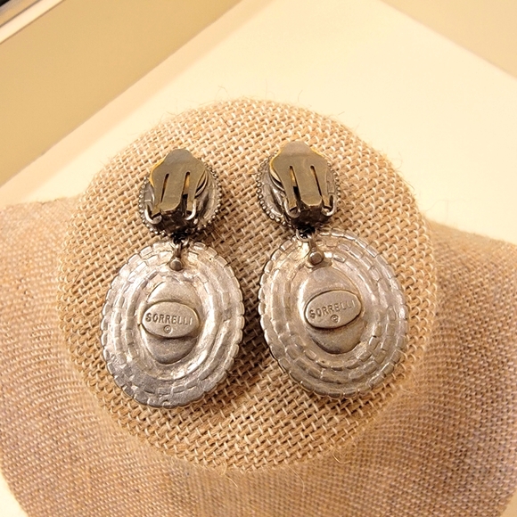 Sorrelli Azure Statement Clip-On Earrings - Picture 3 of 5